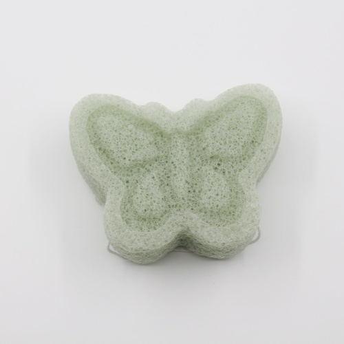 Esponja Konjac do banho da borboleta de MSDS