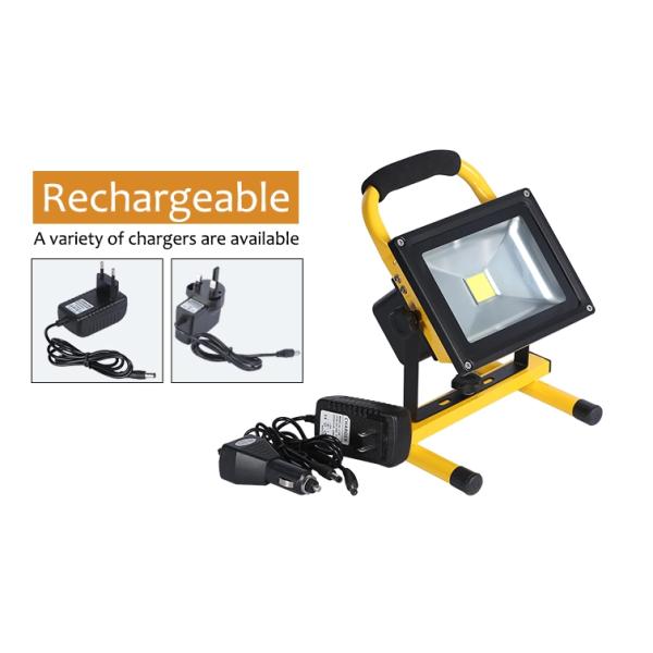 20W Outdoor Rechargeable LED Flood Light IP65 Waterproof with CE ROHS for Fishing