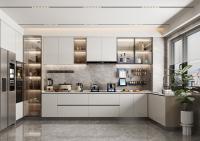 Living Modern Luxury Smart Aluminium Kitchen Cabinets Environmentally Friendly