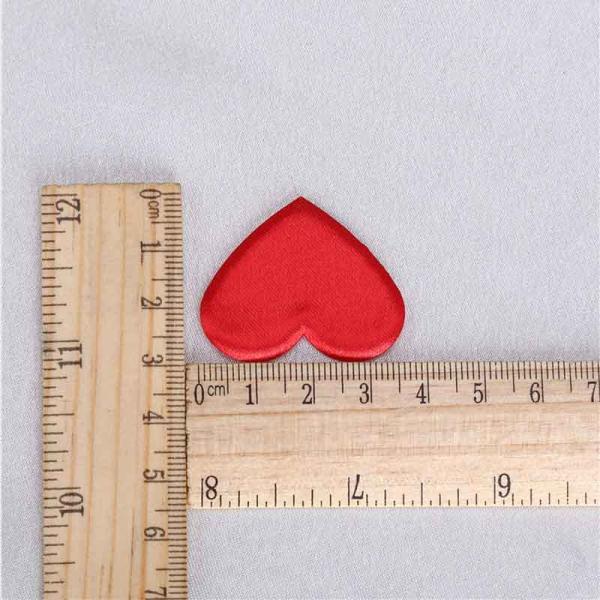 Heart Applique Crafts Flat Padded For Valentines Day Gift Decoration