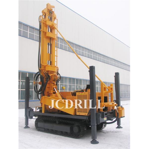 perforadora hidráulica llena de la correa eslabonada de la perforación del pozo de agua de 105m m