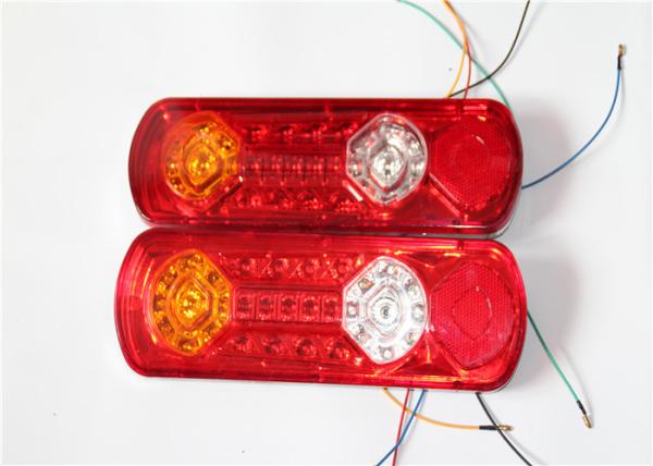 Plastic / Aluminum LED Motorcycle Tail Lights -40°C~85°C Operation Temperature