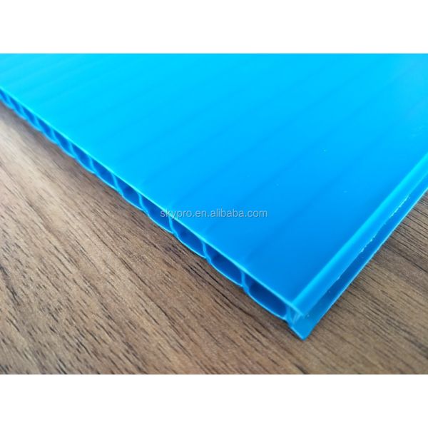 UV-proof Recyclable Waterproof Plastic Sheet Corrugated PP Sheet for Industrial Packaging