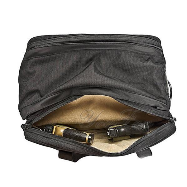 Tactical Gun Bag Heavy Duty 600 Denier Polyester Weather Resistant Dual Zipper Top Easy Access to Gear