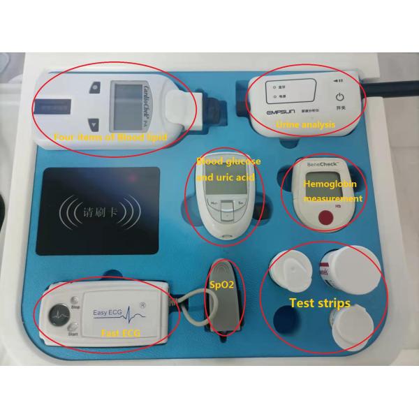 Self Service Diagnostic Instrument Health Station with Acrylic Body and Wifi Connection