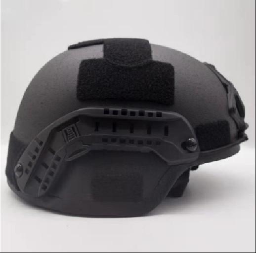 Durable MICH Bulletproof Helmet NIJ IIIA Certified ARAMID/PE Composite With Polyurea Coating