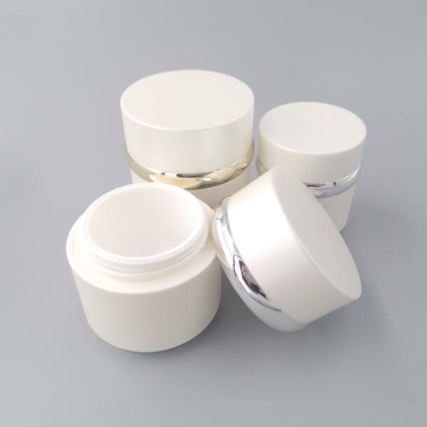 Silk Screen Printing Pmma Cosmetic Packaging Set With Pp Pump