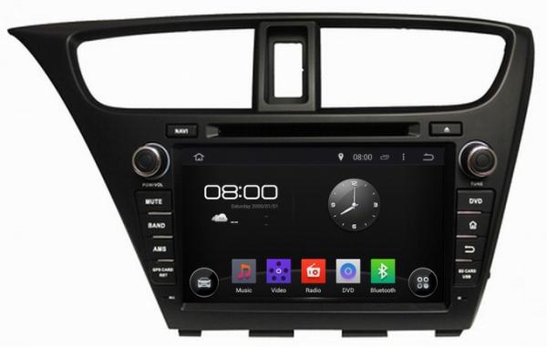 Ouchuangbo Pure Android 4.4 GPS Navigation Stereo System for Honda Civic 2014 DVD 3G Wifi