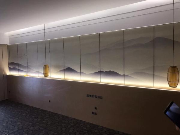 Kenaf  / PP Fiber Water Resistant Fiber Wall Panels Environmental Friendly For Building Decoration
