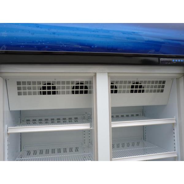 Одно динамическое охлаждение Eco степени замораживателя -25 двери двери малое стеклянное содружественное