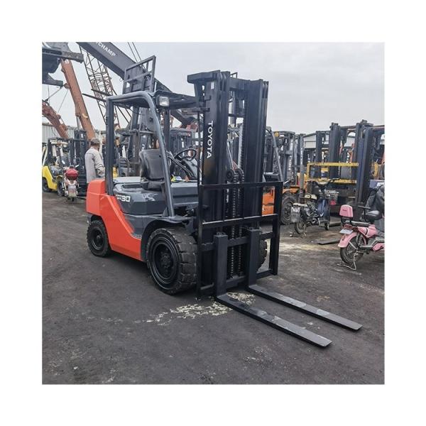 Manufacture 3.5 Ton Diesel Forklift with Semi Lifter Pallet Truck and Routine Fork Width