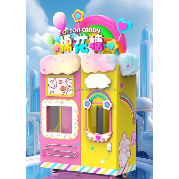 Feiloli Flower Cotton Candy Floss Vending Machine Apparatus US PLUG