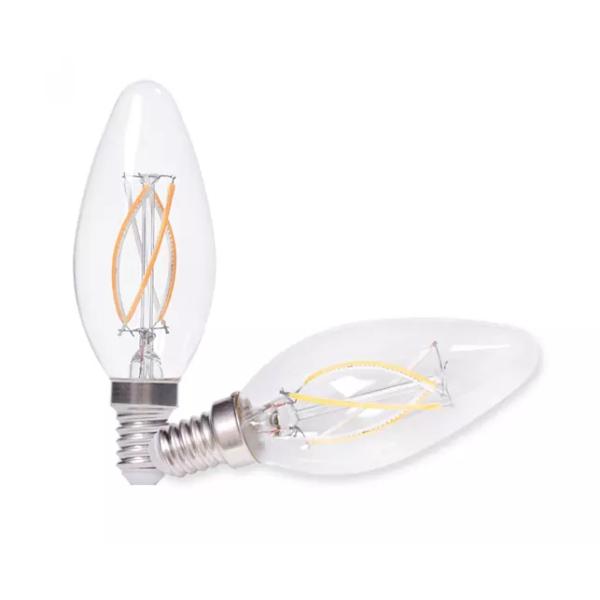 High Light Efficiency E14 Dimmable LED Candle Bulb C35 for Better Color Rendering