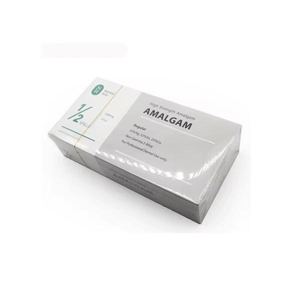 Dental Filling Material Amalgam Capsule 2 Spill 600mg 50pcs/Box Dental Amalgam Capsule