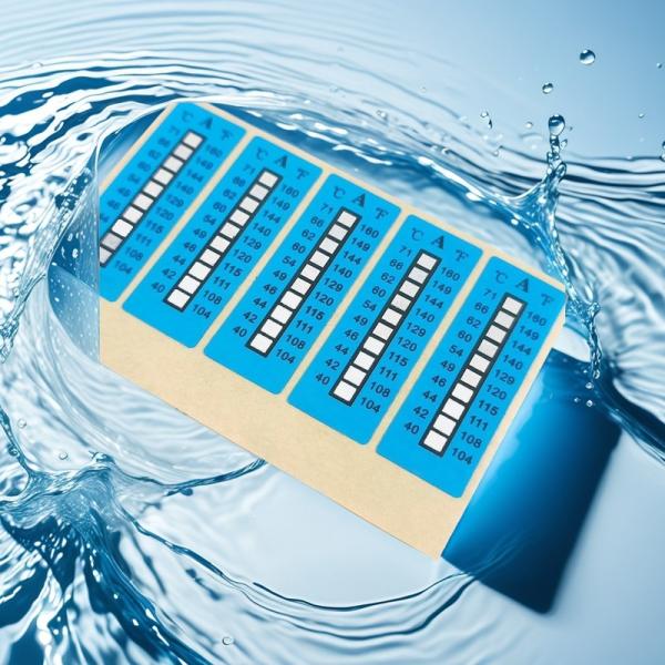 Non Reversible 49-71 ℃ 120-160℉ 5 Temperature Level High Temperature Sensitive Labels