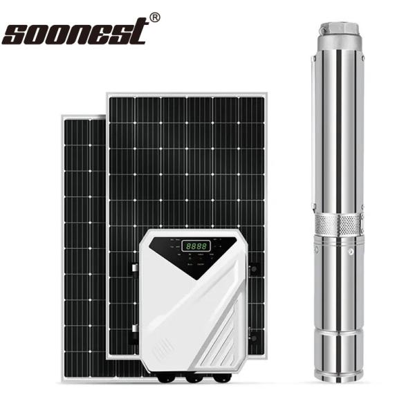 2 Horsepower Solar Borehole Pump 3 Hp Submersible Solar Water Pump Solar Pumping Machine For Irrigation