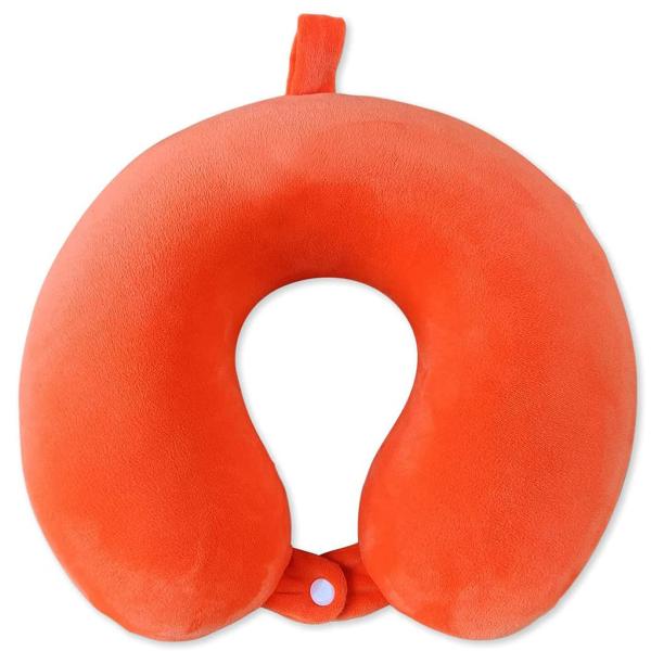 Breathable and Comfortable Memory Foam Travel Neck Pillow with 400TC Thread Count