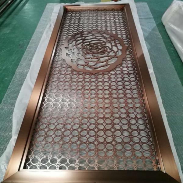 Customized Chinese style decorative metal screen panels room divider screen
