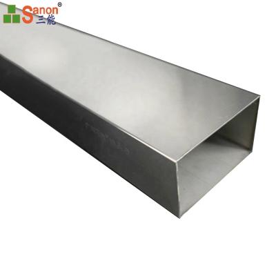 O quadrado inoxidável da decoração soldou a categoria 201 do tubo 304 316 materiais principais