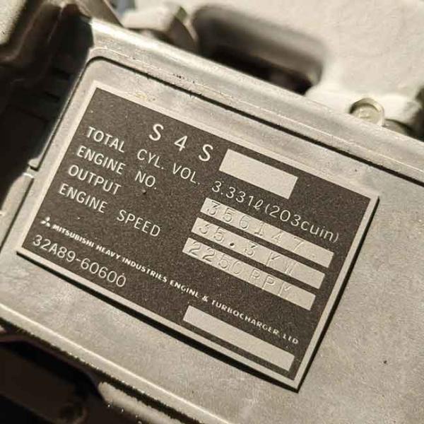 FD35T Counterbalance Forklift Truck MITSUBISHI S4S Diesel Fork Lift Truck