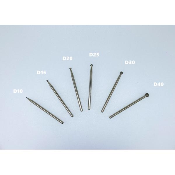 La bola electrochapada de la caña de Diamond Grinding Stones HP forma a Diamond Burs dental