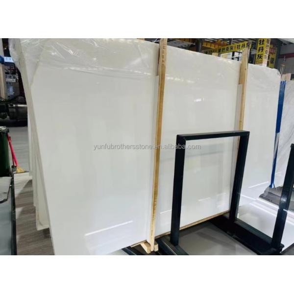 Customized Size Polished Italian White Marble Tile Top-Grade Stone for Hotel Floor