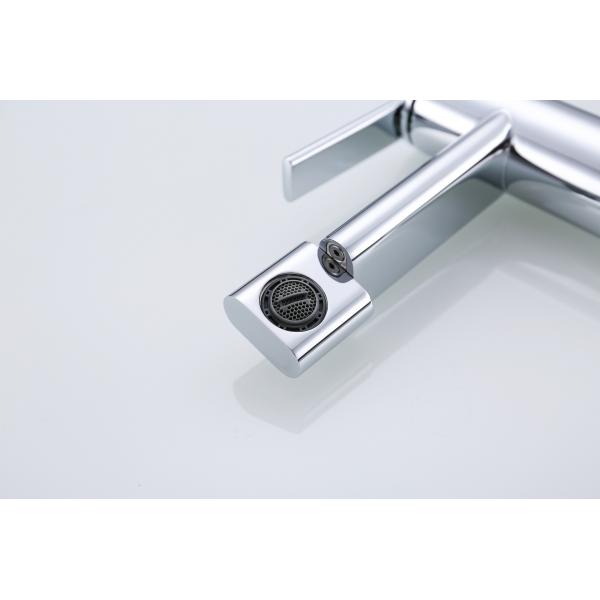 Польский Faucet Ванная комната отверстия Chrome одиночный с попа стоком вверх