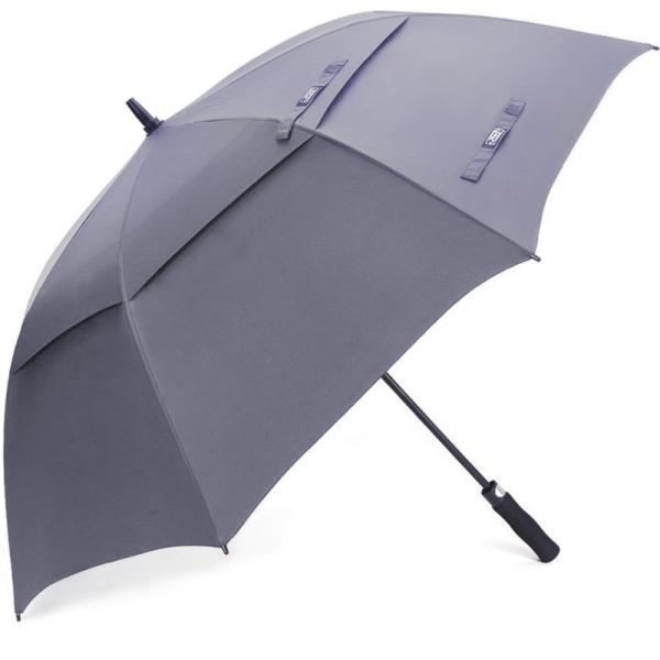 Large OEM 68 Inch Oversized Vented Golf Umbrella With 190T Pongee Fabric Waterproof Stick Umbrellas,Valentines Gift