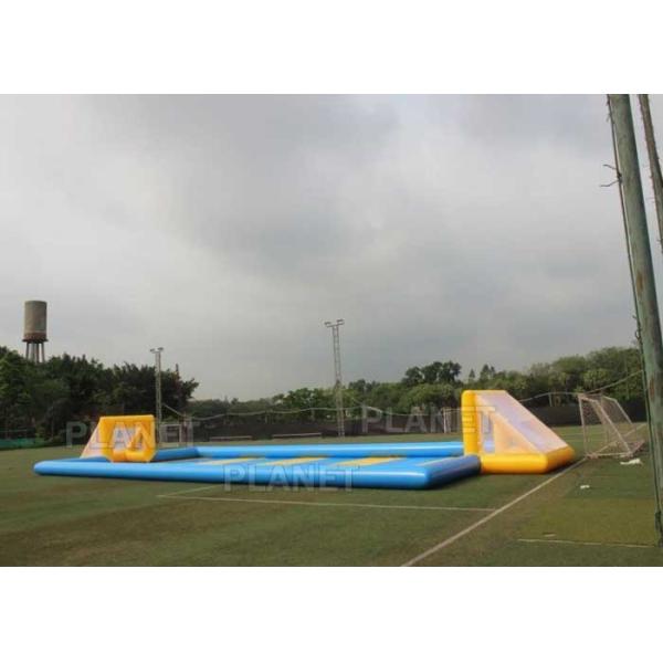 Custom Inflatable Sports Games / Outdoor Inflatable Soccer Field Football Pitch