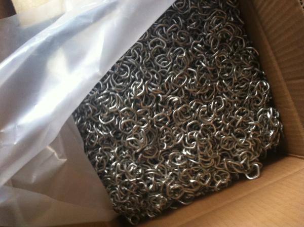 china supplier barbed wire chain link fence, stainless steel chain link fence