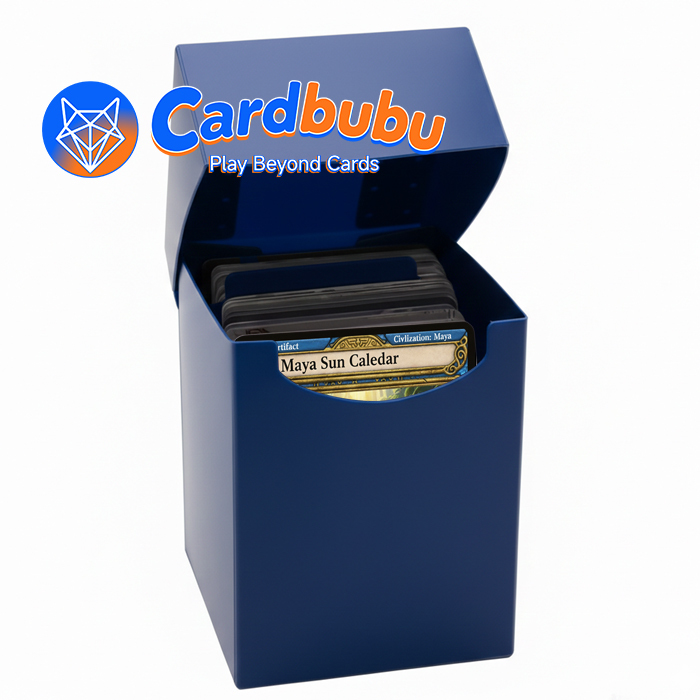 Custom PP Plastic Gaming Card Boxes Durable and Recyclable MTG OEM factory