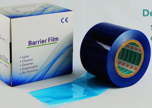 A barreira médica dental do PE do filme da barreira grava o esparadrapo/não a borda dentais de Adhseive