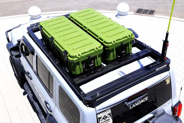 Overland Cargo Hard Box PE Plastic Material N.W 16.5kg 36.4 LBS Outdoor Gear Storage