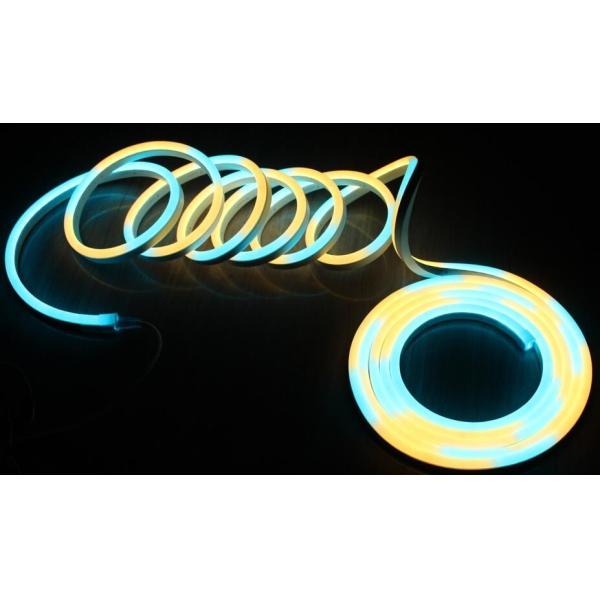 24V плоские WS2811 адресуемые RGB LED неонные гибкие 11x19 мм цифровые неонные канаты