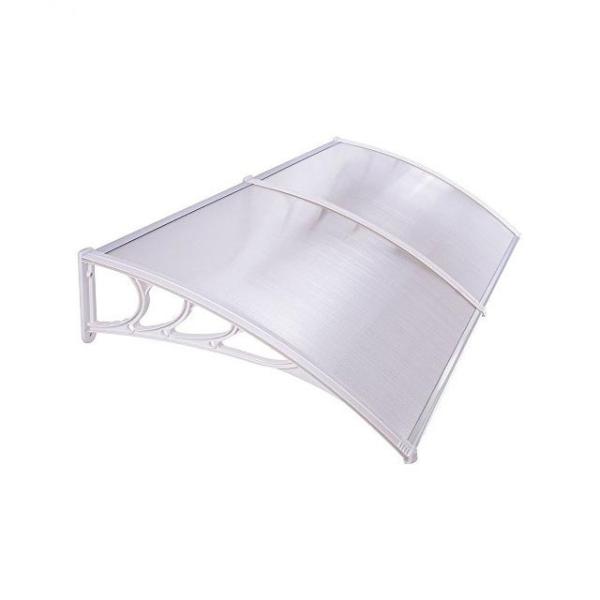 Canopy de janela de folha de policarbonato de 3 mm para design e funcionalidade modernos