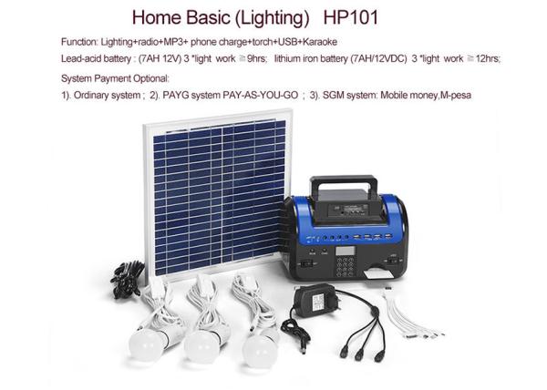 Utility Interactive Pay As You Go Solar Power Flexible Communication Connection Reliable