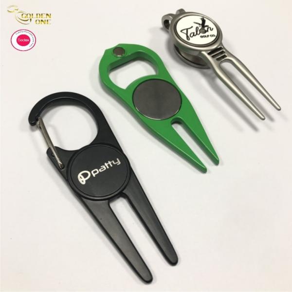 25mm Luxury Magnetic Divot Tool Accessaries Metal Ball Golf Marker
