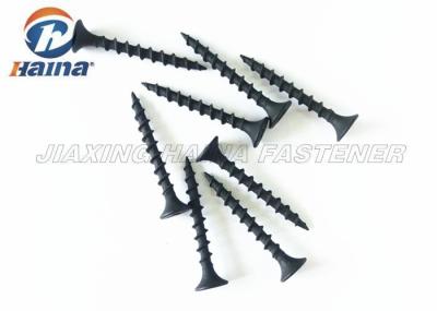 Phillips Head Type Black Self Tapping Screws With Piercing Point