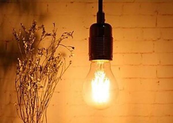 Material de vidro conduzido bonde 2700K da tensão das ampolas 220V do diodo emissor de luz do filamento - 6500K