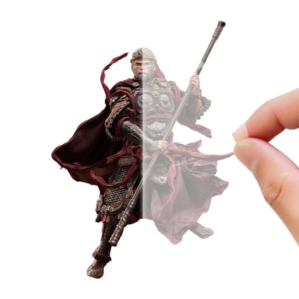 Black Myth Wukong Resin Pendant Witch Design 2D Acrylic Keychain for Car Keys Computer Bags