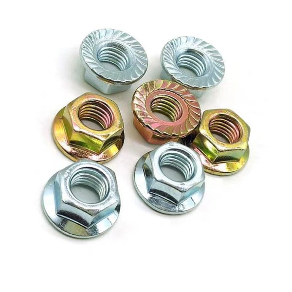 Metric Zinc Plated Flange Nut Durable and Long-Lasting for Industry