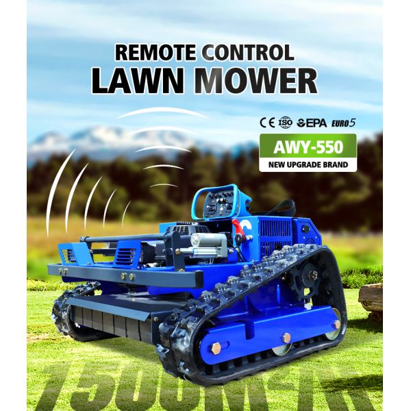 US Spot Remote Control Crawler Mower Fast Mowing, Off-road Driving Structure Weeding Machine for Municipal Greening and Farmland