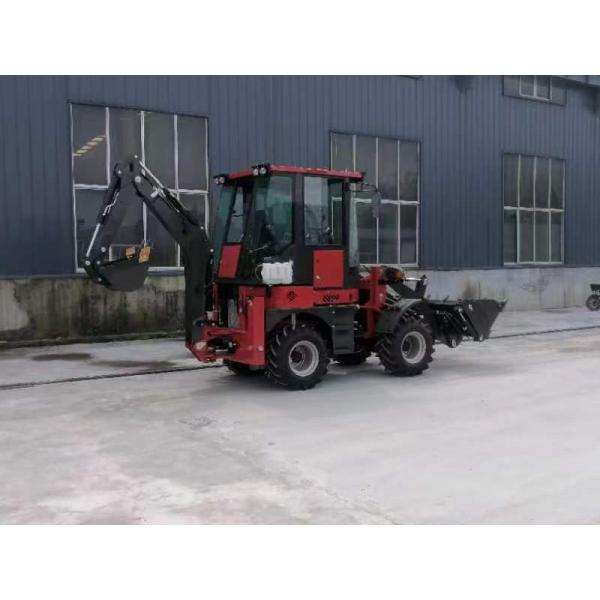 Mechanization WZ35-10 Backhoe Loader with 1 Ton Rated Load and 190° Boom Rotary Angle