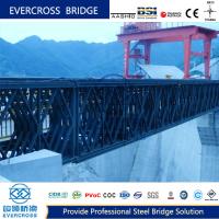 Puente prefabricado de acero Bailey de diseño único, carga de larga duración, certificado COC