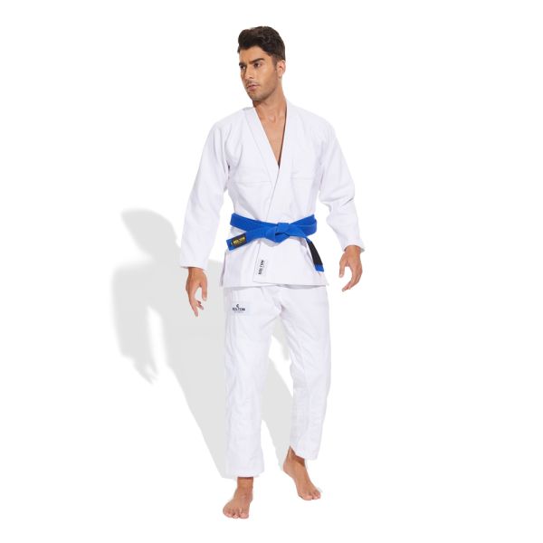 Durable 100% Cotton 240grams BJJ Blue Belt For Adults Training And Competitions
