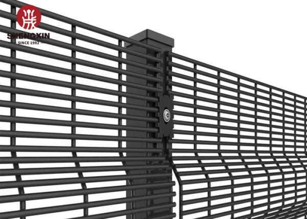 2.4meters High 358 Security Fence Galvanized Welded Wire Mesh Panel