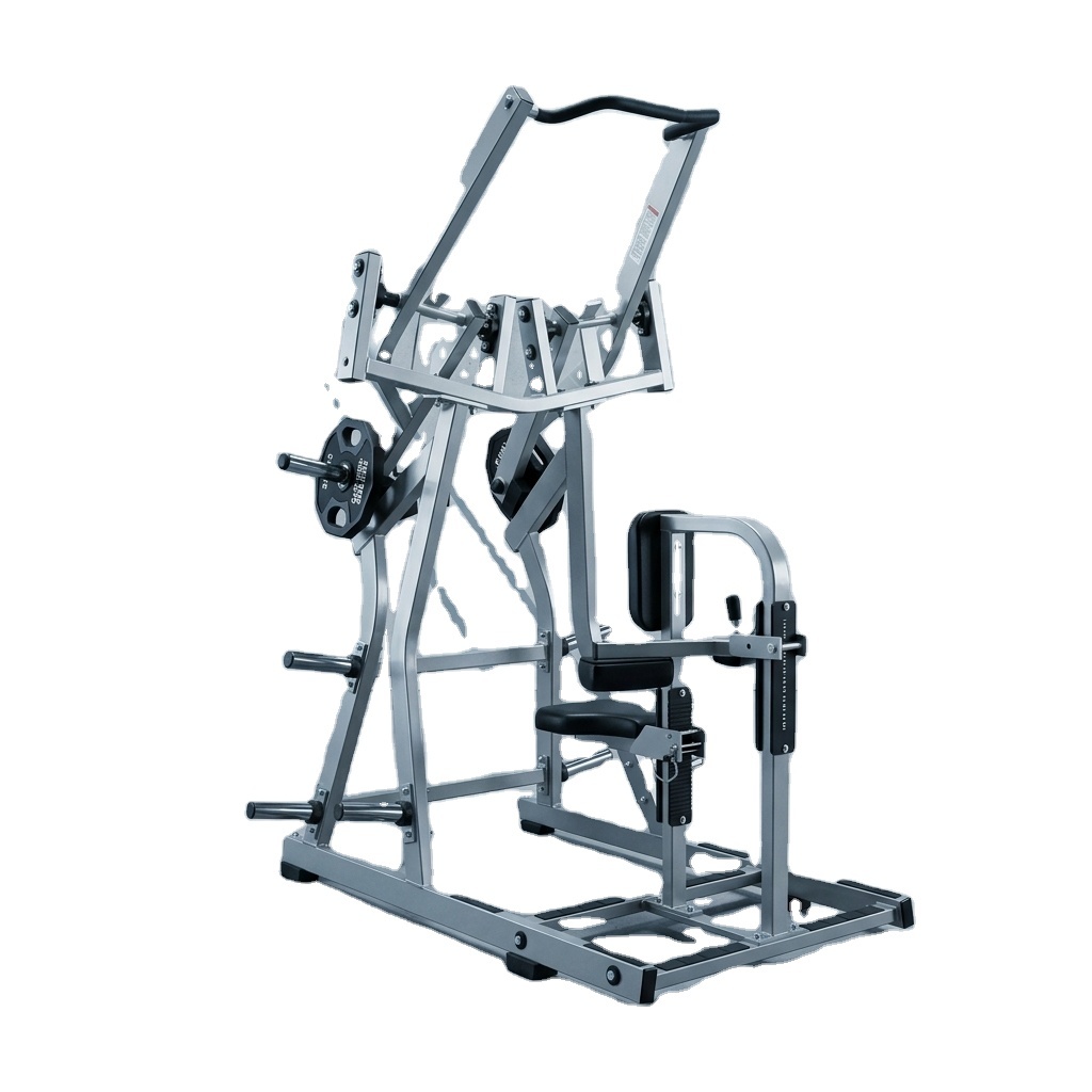 Heavy Duty Iso-Lateral Front Lat Pulldown Machine Plate Loaded Back Trainer for Commercial Gym