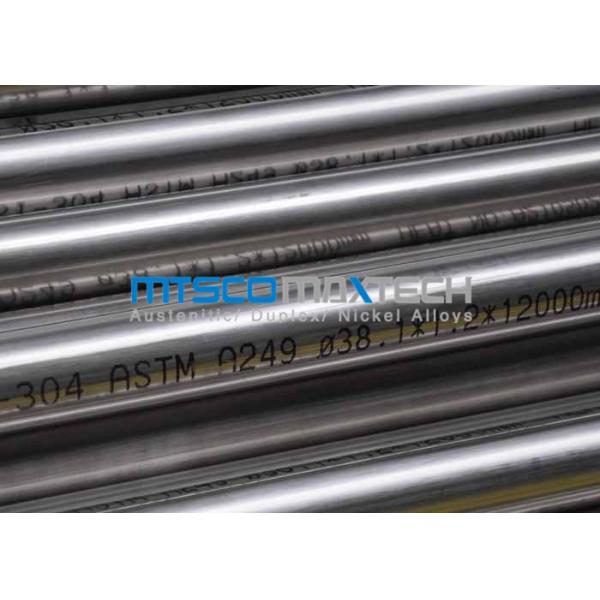 Heat Exchanger Stainless Steel Welded Tubing ASTM A270 / A249 For Papermarking