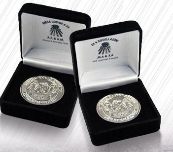 Coin box jewelry velvet box