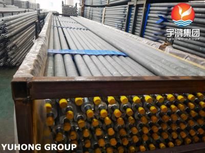 Carbon Steel ASTM A179 Extruded Fin Tube With Al-1060 For Air Cooled Condenser